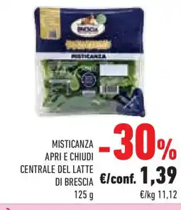 Conad Superstore Misticanza apri e chiudi centrale del latte di brescia offerta