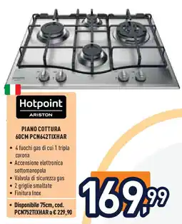 Unieuro Hotpoint PIANO COTTURA 60CM PCN642TIXHAR offerta