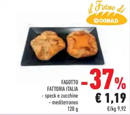 Conad Superstore Fagotto fattoria italia - speck e zucchine - mediterraneo offerta