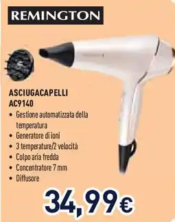 Unieuro REMINGTON ASCIUGACAPELLI AC9140 offerta
