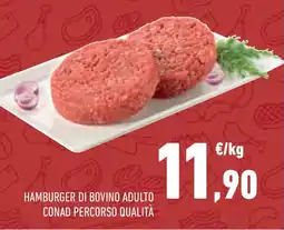 Conad Superstore Hamburger di bovino adulto conad percorso qualità offerta