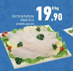Conad Superstore Filetto di platessa senza pelle prodotto pescato offerta