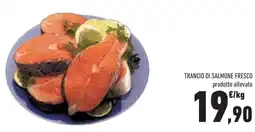 Conad Superstore Trancio di salmone fresco prodotto allevato offerta