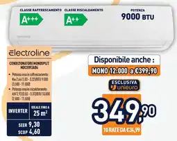 Unieuro Electroline CONDIZIONATORE MONOSPLIT MDCE093AB4 offerta