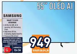 Unieuro SAMSUNG SMART TV OLED QE55S85DA offerta