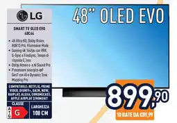 Unieuro LG SMART TV OLED EVO 48C44 offerta