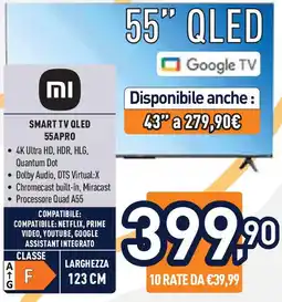 Unieuro SMART TV QLED 55APRO offerta