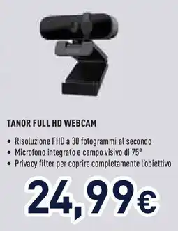Unieuro Tanor full hd webcam offerta