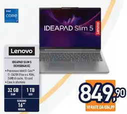 Unieuro Lenovo IDEAPAD SLIM 5 (83HS004KIX) offerta