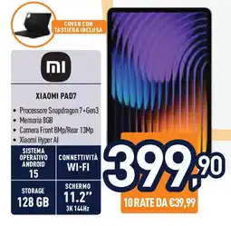 Unieuro XIAOMI PAD7 offerta
