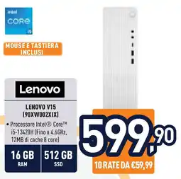 Unieuro LENOVO V15 (90XW002XIX) offerta