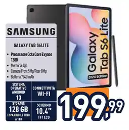 Unieuro SAMSUNG GALAXY TAB S6LITE offerta