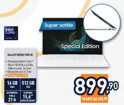 Unieuro SAMSUNG GALAXY BOOK2 PRO SE offerta