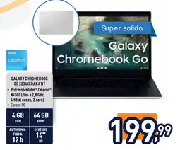 Unieuro SAMSUNG GALAXY CHROMEBOOK GO XE340XDAKA1IT offerta