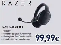 Unieuro RAZER BARRACUDA X offerta