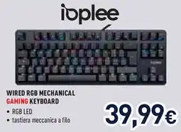 Unieuro WIRED RGB MECHANICAL GAMING KEYBOARD offerta