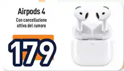 Unieuro Airpods 4 offerta