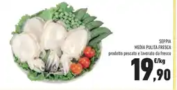Conad Superstore Seppia media pulita fresca prodotto pescato e lavorato da fresco offerta