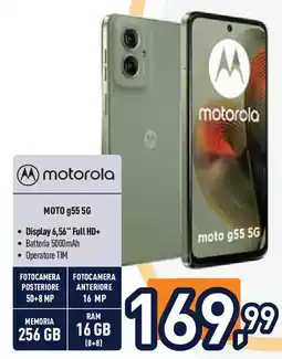 Unieuro motorola MOTO g55 5G offerta