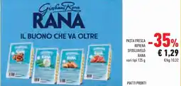 Conad Superstore Pasta fresca ripiena sfogliavelo rana vari tipi offerta