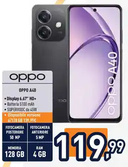 Unieuro OPPO A40 offerta