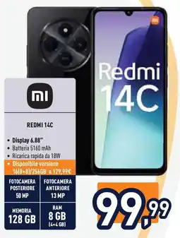 Unieuro REDMI 14C offerta