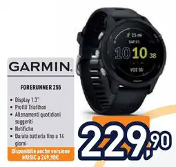Unieuro GARMIN FORERUNNER 255 offerta