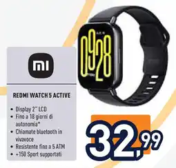 Unieuro REDMI WATCH 5 ACTIVE offerta