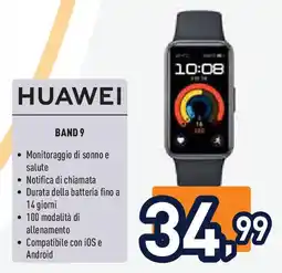 Unieuro HUAWEI BAND 9 offerta