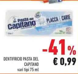 Conad Superstore Dentifricio pasta del capitano vari tipi offerta