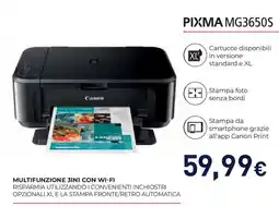 Unieuro Canon PIXMA MG3650S offerta
