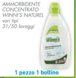 Conad Superstore Ammorbidente concentrato winni's naturel vari tipi 31/50 lavaggi offerta