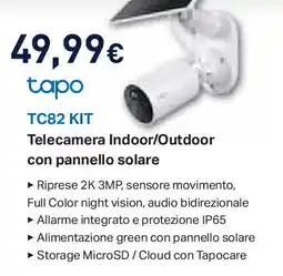 Unieuro tapo TC82 KIT offerta