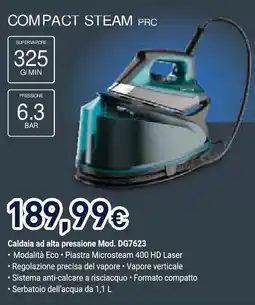 Unieuro Rowenta COMPACT STEAM PRO offerta