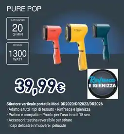 Unieuro Rowenta PURE POP offerta