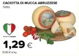 Tigre Caciotta di mucca abruzzese offerta