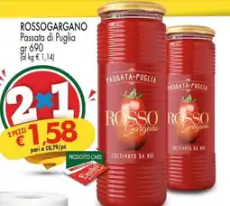 Despar ROSSOGARGANO Passata di Puglia offerta