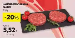 Coop HAMBURGER CHIANINA SANDRI offerta