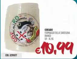 Carico Cash & Carry Corsaro formaggio della sardegna bianco offerta