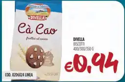 Carico Cash & Carry Divella biscotti offerta