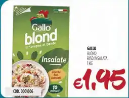 Carico Cash & Carry Gallo blond riso insalata offerta