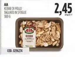 Carico Cash & Carry Aia kebab di pollo tagliato in sfoglie offerta