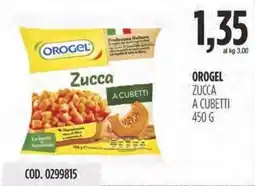 Carico Cash & Carry Orogel zucca a cubetti offerta