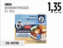 Carico Cash & Carry Findus bastoncini di merluzzo x5 offerta
