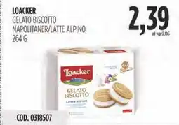 Carico Cash & Carry Loacker gelato biscotto napolitaner/latte alpino offerta