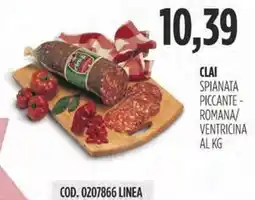 Carico Cash & Carry Clai spianata piccante romana/ ventricina offerta