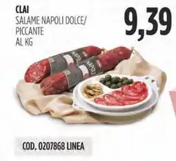 Carico Cash & Carry Clai salame napoli dolce/ piccante offerta