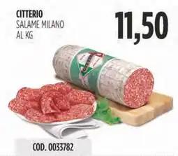 Carico Cash & Carry Citterio salame milano offerta