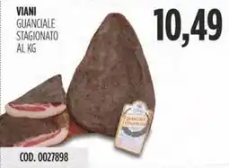Carico Cash & Carry Viani guanciale stagionato offerta