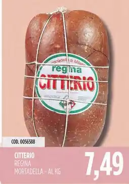 Carico Cash & Carry Citterio regina mortadella offerta